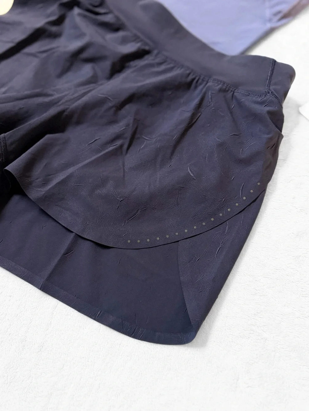 NWT Lululemon Fast and Free HR Split Short 3” Crinkle – Atmospheric Purple – XS